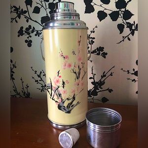 Vintage Coffee Flask - Decorative Coffee Flask - Cottagecore Decor Coffee Flask